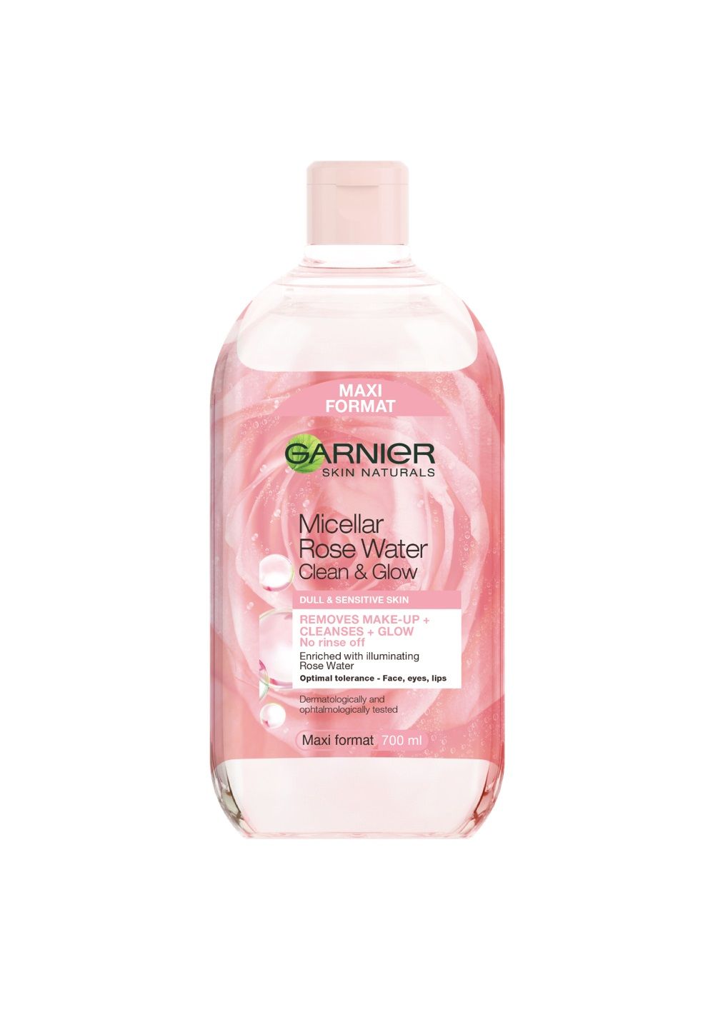 GARNIER SKINNAT Мицеларна  розова вода 700мл