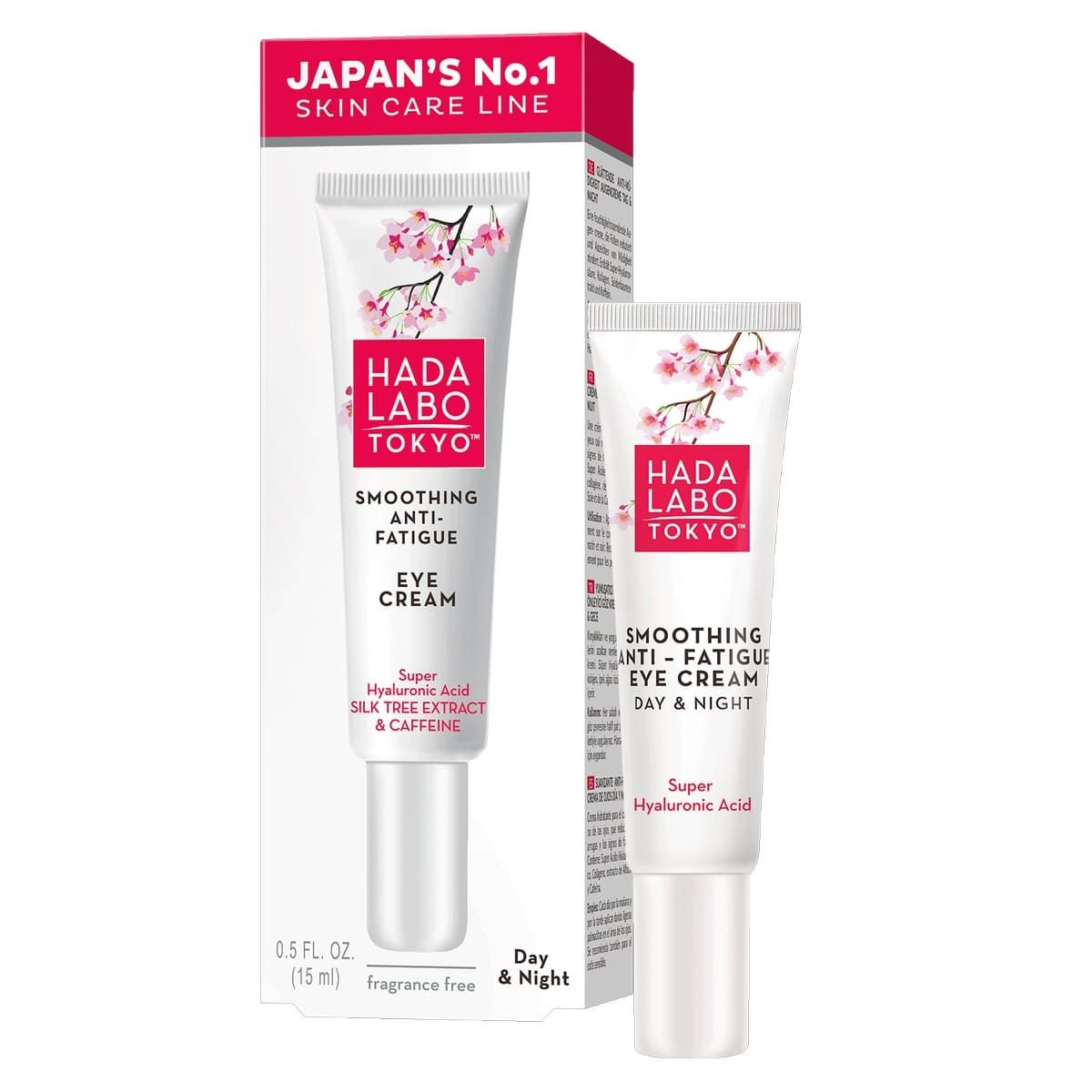 HADA LABO SMOOTHING ANTI-FATIQUE Околоочен крем, 15мл