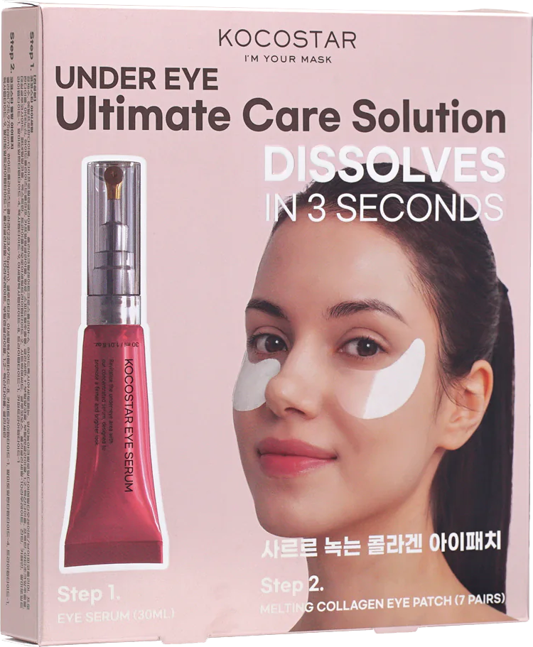 Kocostar Under Eye Ultimate Care Solution Комплект Серум+Пачове за очи