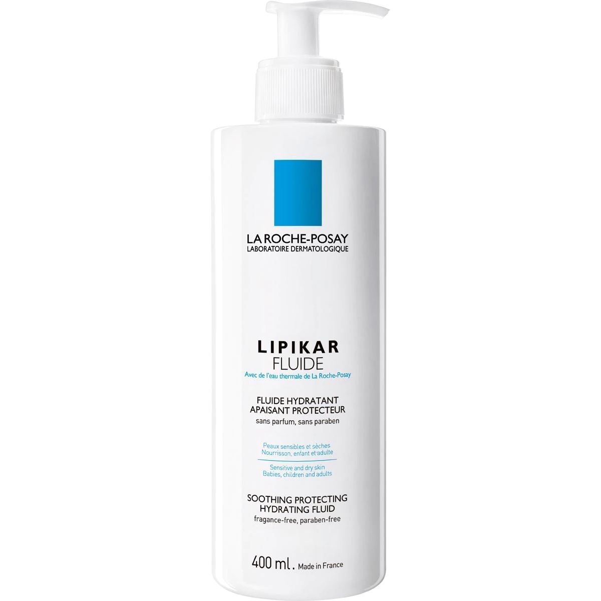 LA ROCHE POSAY LIPIKAR Oвлажняващ флуид тяло, 400 мл.