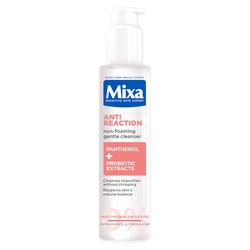 MIXA ANTI REACTION Почистващ гел за лице, 150мл.
