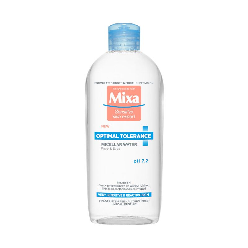 MIXA OPTIMAL TOLERANCE Мицеларна вода против раздразнения, 400 мл.